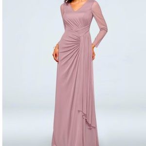 Formal mother of the bride long sleeve dress. Never worn.